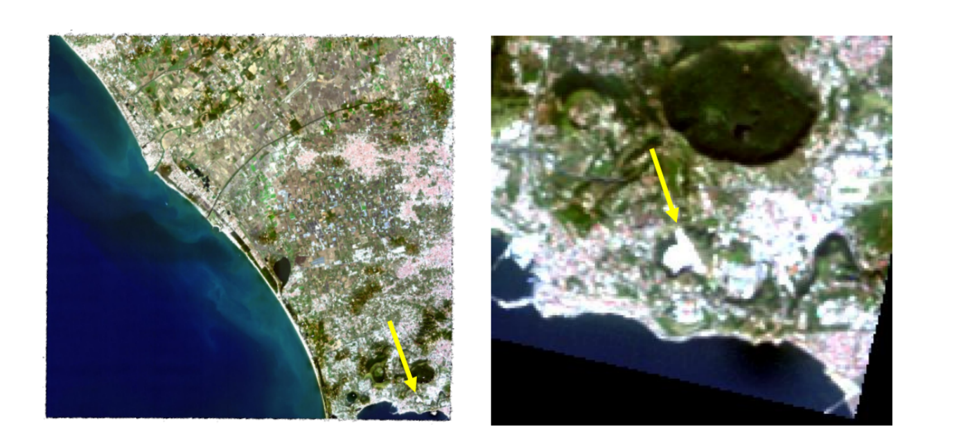 An application of hyperspectral PRISMA dataset to characterize the Solfa-tara crater, Southern Italy