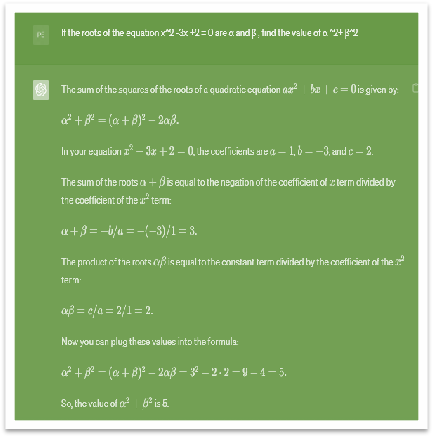 Empirical Study on the Influence of Different Mathematical Methods  on Chat GPT (AI) Competence in Solving Quadratic Root Functions